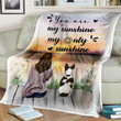 Rat Terrier Dog You Are My Sunshine My Only Sunshine Blanket