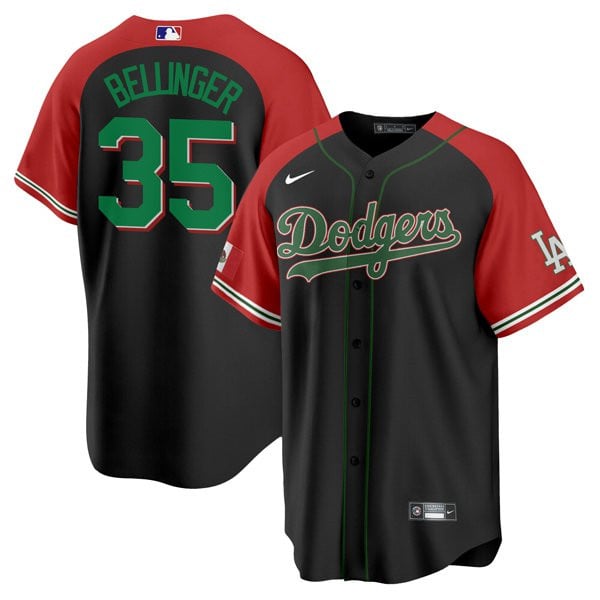 LOS ANGELES DODGERS MEXICO HERITAGE NIGHT COOL BASE JERSEY - ALL STITC -  Bustlight