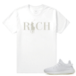 Match Yeezy Boost 350 V2 Cream White | Country Club Rich | White T shirt