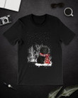 Dog Snow Scarf Black Cocker Spaniel Unisex T-Shirt