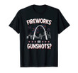 St. louis 4th of july fireworks or gunshots t-shirt