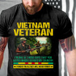 Vietnam Veteran I Forgive You All But I Will Never Forget T-Shirt [ETRG-5677]