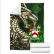 Ireland Premium Blanket - Morley Family Crest Blanket - Dragon Claddagh Cross A7