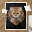 Epic Claw Tabby Cat - Cats Sherpa Fleece Blanket