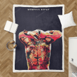Memphis Depay - Football Player Pop Art Sherpa Fleece Blanket