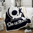 One Ok Rock Skull - Music Art For Fans Sherpa Fleece Blanket