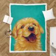 DOG POP ART VECTOR - Pets Vector Sherpa Fleece Blanket