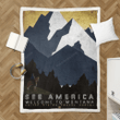 Montana  - Travel World Retro Sherpa Fleece Blanket