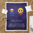Masters of the Universe - Retro Pixel Art Sherpa Fleece Blanket