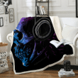 Techno Skull - Music Art For Fans Sherpa Fleece Blanket