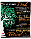 Gift for dad - I believe in myself - Father's day gifts | Colorful | 3D Print Fleece Blanket |30x40 50x60 60x80inch