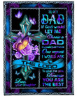 Gift for dad - If God would let me choose a dad - Father's day gifts | Colorful | 3D Print Fleece Blanket |30x40 50x60 60x80inch