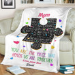 Personalized Mother's day gift - You are the piece that holds us all together - Son gift to mom 131 - Blanket