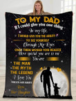 Gift for dad - The man the myth the legend - Father's day gifts | Colorful | 3D Print Fleece Blanket |30x40 50x60 60x80inch