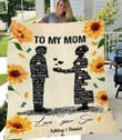 Personalized Mother's day gift - To my mom - You are a part of me - Son gift to mom 131 - Blanket
