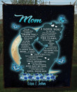 Personalized Mother's day gift - I love you mom I do - Son gift to mom 131 - Blanket