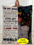Personalized Mother's day gift - To my mom - Queen forever - Daughter gift to mom 131 - Blanket