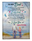 Gift for dad - To my dad you are amazing - Father's day gifts | Colorful | 3D Print Fleece Blanket |30x40 50x60 60x80inch