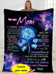 Personalized Mother's day gift - To my mom - For all the dreams that we have shared - Daughter gift to mom 131 - Blanket