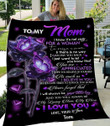Personalized Mother's day gift - To my mom - Never forget that I love you - Son gift to mom 131 - Blanket