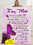 Personalized Mother's day gift - To my mom - I love you so much - Daughter gift to mom 131 - Blanket