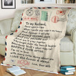 To My Husband - Airmail - A Letter For You - Blanket 131