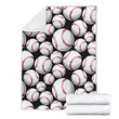Baseball Black Background Blanket