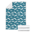 Surf Wave Tribal Design Blanket