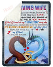 Gift For Valentine's Day To My Wife - Special Blanket For Wife - TA876