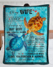 Gift For Valentine's Day To My Wife - Special Blanket For Wife - TA874