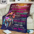 Dreamcatcher The Rest Of Mine Gift For Daughter Fleece Blanket