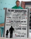 Gift For Daughter Keep Me In Your Heart Fleece Blanket