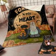 Rottweiler - Forever with my heart blanket DD09032006