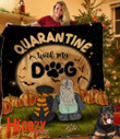 Rottweiler - Quarantine with my dog blanket DD09032004