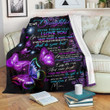 To My daughter Never forget that I love you life is filled with hard times and good times message blanket advice blanket fleece blanket gift ideas from Mom