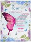 Viticstore™ Personalized Quote To Daughter - I love you - Customized Blanket gift for daughter fleece blanket gift ideas unique gifts