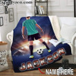 Custom Blanket Soccer Player and Stadium #251219V