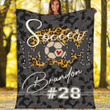 Soccer Mom Camo Custom Soccer Blanket #104h