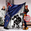 Custom Blanket Hockey Flag Blanket #121219v