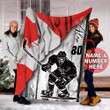 Custom Blanket Hockey Flag Blanket #121219v