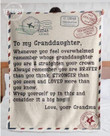 To My Granddaughter Email Envelope Custom Text Fleece Blanket #0309HL