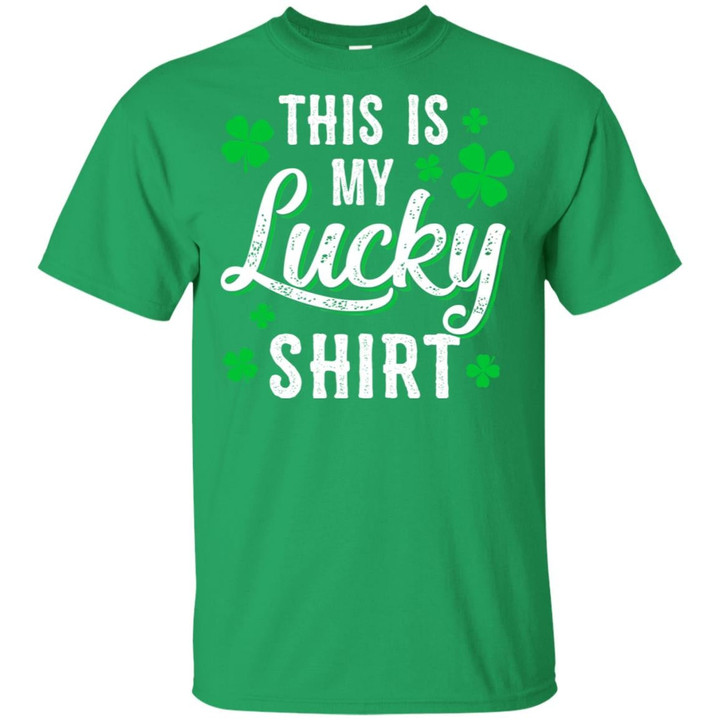 This Is My Lucky Shirt Irish Shamrocks St Patrick Day