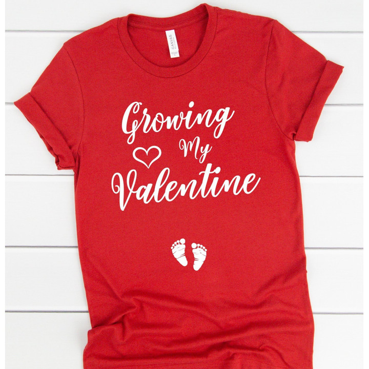 Valentine Gifts For Her - Growing My Valentine, Valentine Gifts Graphic Unisex T Shirt, Sweatshirt, Hoodie Size S - 5XL