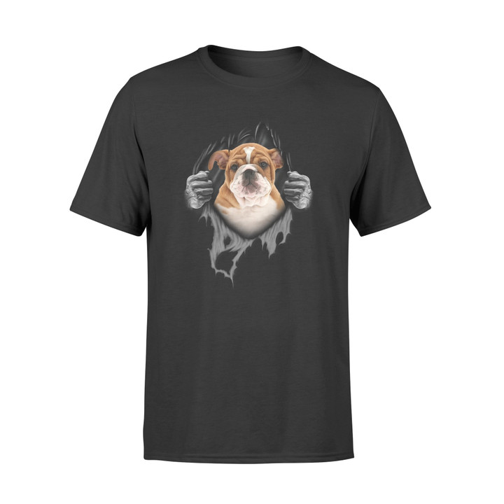 Bulldog Inside Hand Graphic Unisex T Shirt, Sweatshirt, Hoodie Size S - 5XL