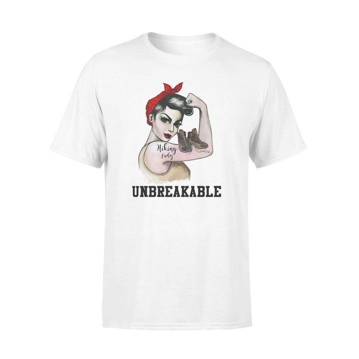 Hiking Lady Unbreakable Graphic Unisex T Shirt, Sweatshirt, Hoodie Size S - 5XL