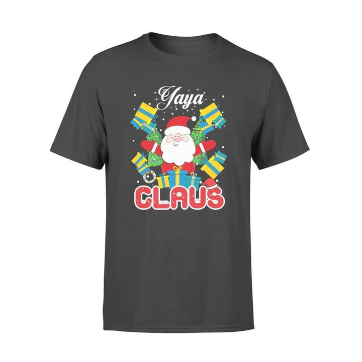 Yaya Claus Funny Grandma Santa Christmas Cosplay Graphic Unisex T Shirt, Sweatshirt, Hoodie Size S - 5XL