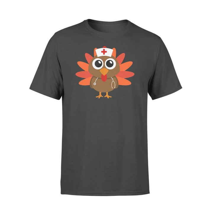 Cute Turkey Nurse Shirt - Funny Thanksgiving Gift for Nurses Graphic Unisex T Shirt, Sweatshirt, Hoodie Size S - 5XL