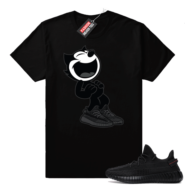 Yeezy Boost 350 V2 Black | Sneakerhead Felix | Black Shirt