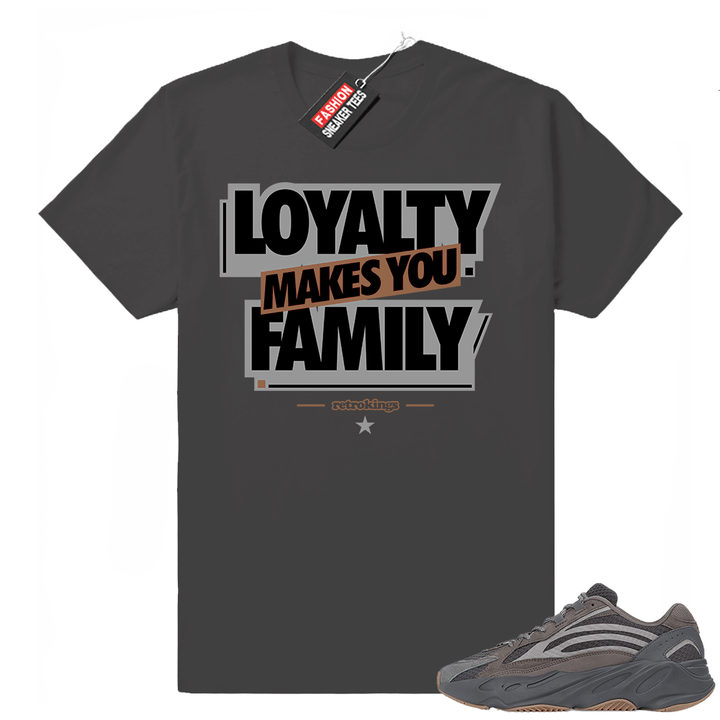 Yeezy 700 V2 Geode | Loyalty | Dark Grey Shirt
