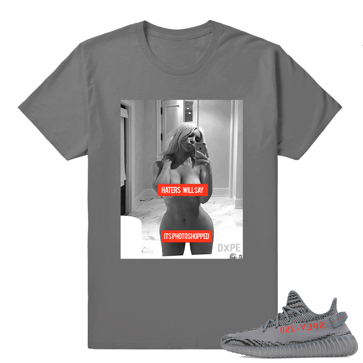 Yeezy Boost 350 V2 Beluga 2 Grey T shirt Haters Will Say